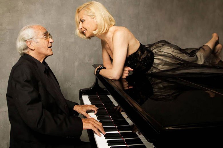 Мишель Легран и Натали Дессе